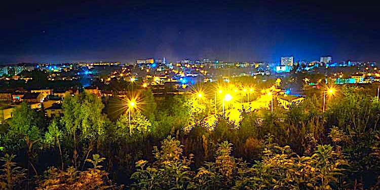 Nocne zanieczyszczenie sztucznym światłem