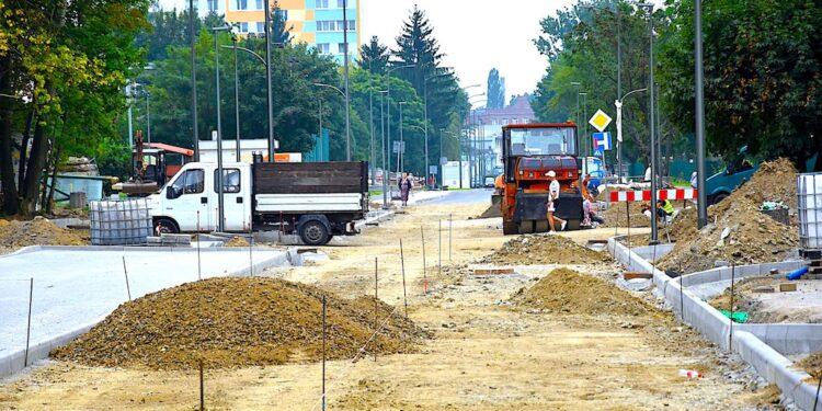 Dzierżoniowskie ulice w przebudowie