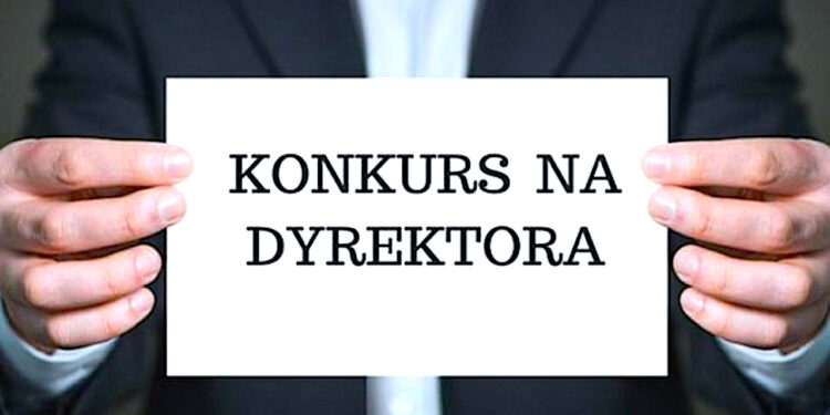 Konkurs na stanowisko dyrektora