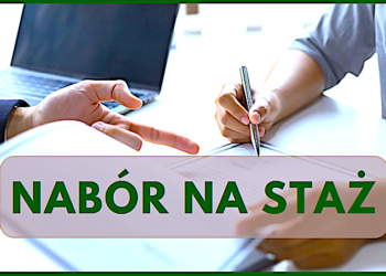 Nabór na staż dla osób powyżej 30