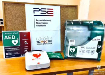 Defibrylator w OSP Panków
