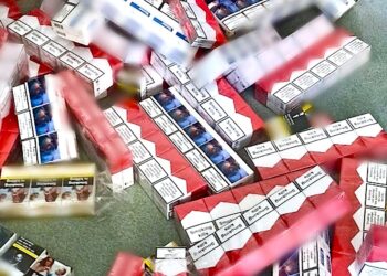 1350 paczek nielegalnych papierosów