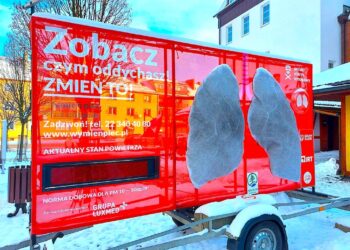 Smogowe płuca w Lubaniu