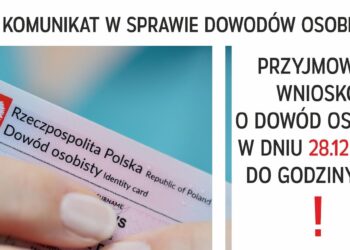 Wnioski o dowód osobisty w dniu