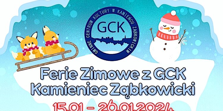 Plan na ferie zimowe 2024 – w Kamieńcu Ząbkowickim