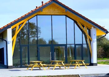 Stanica rowerowa w Wilkowie