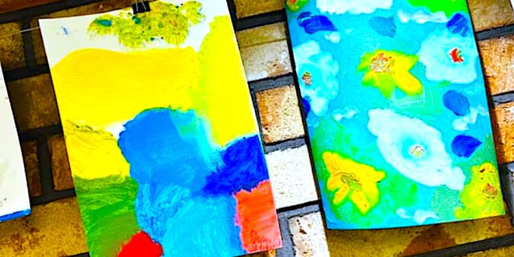 W pracowni artystycznej malarza