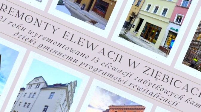 Kamienice w Ziębicach pięknieją