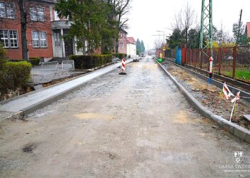 Ulica Fabryczna w Pszennie