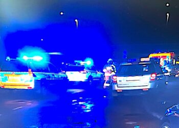 Groźny rajd ulicami uzdrowiska