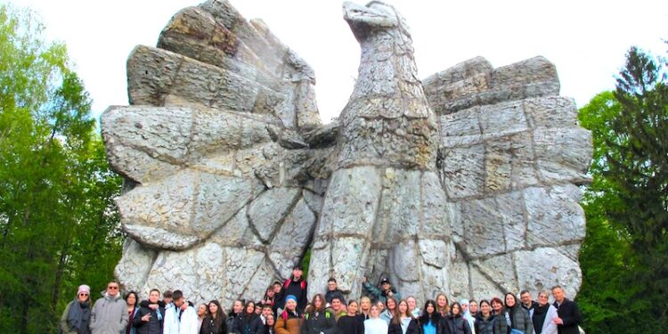 Młodzież z partnerskiej gminy