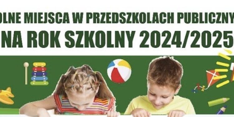 Są wolne miejsca w przedszkolach