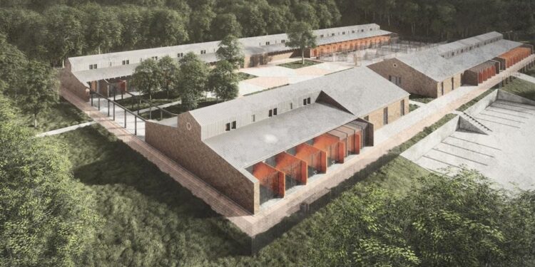 Nowoczesne schronisko dla