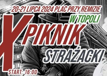 Piknik strażacki w Topoli