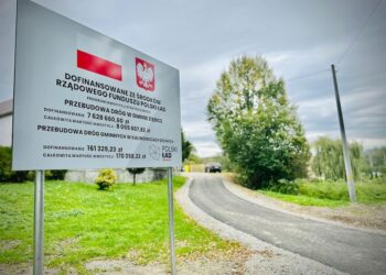 Droga w Kalinowicach odnowiona