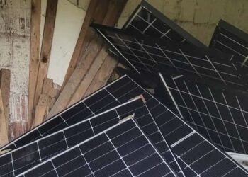 Ukradł panele fotowoltaiczne