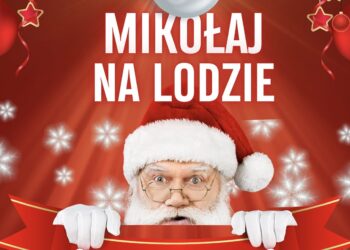 Mikołaj na lodzie