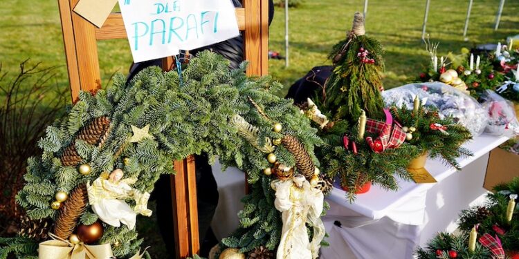 Celebrowanie świątecznej atmosfery