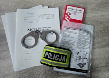 Zdradziły go ślady krwi